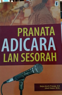 Image of Praanata adicara lan sesorah